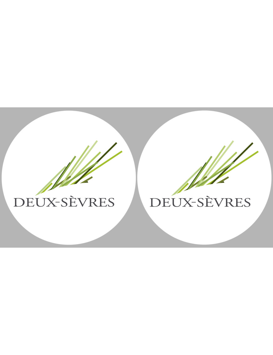les Deux-Sèvres (2fois 5cm) - Sticker/autocollant