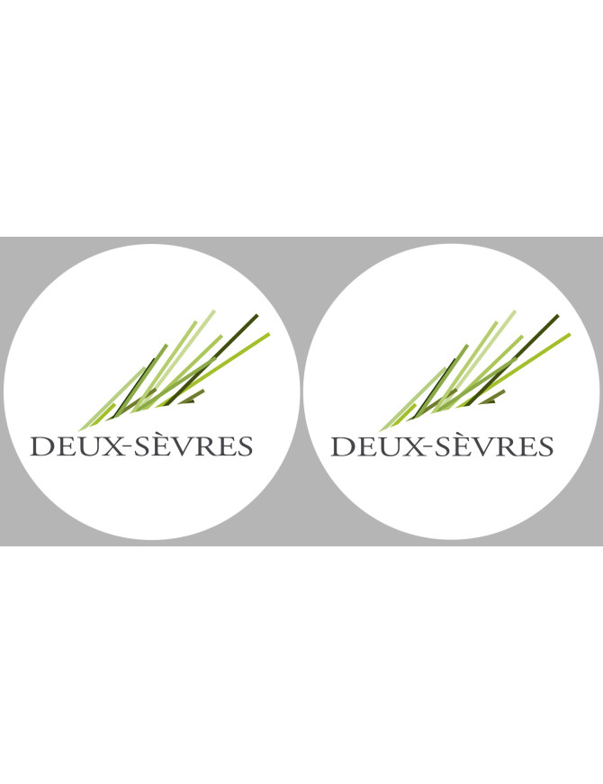 les Deux-Sèvres (2fois 5cm) - Sticker/autocollant