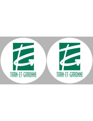 le Tarn et Garonne (2fois 5cm) - Sticker/autocollant