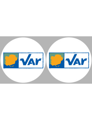 le Var (2fois 5cm) - Sticker/autocollant