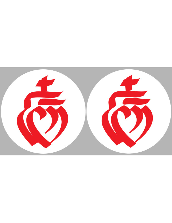 la Vendée (2fois 5cm) - Sticker/autocollant
