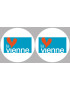 la Vienne (2fois 5cm) - Sticker/autocollant