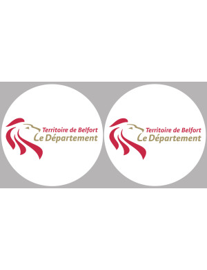 Territoire de Belfort (2fois 5cm) - Sticker/autocollant