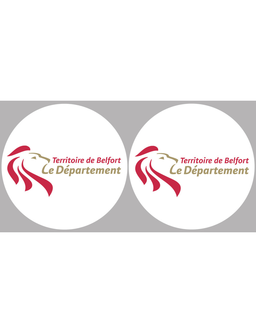 Territoire de Belfort (2fois 5cm) - Sticker/autocollant