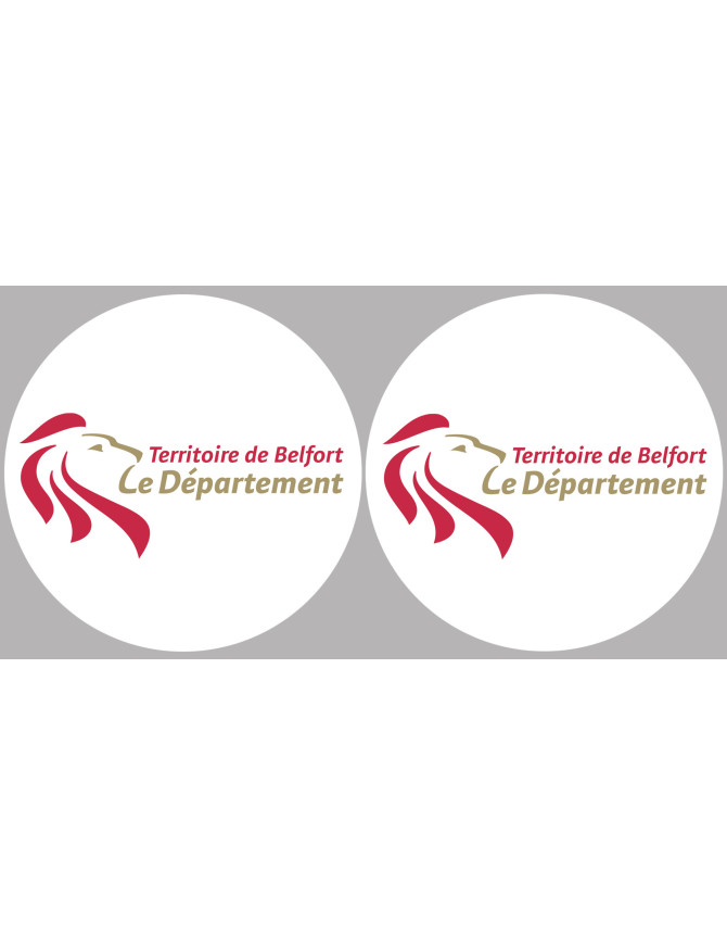 Territoire de Belfort (2fois 5cm) - Sticker/autocollant
