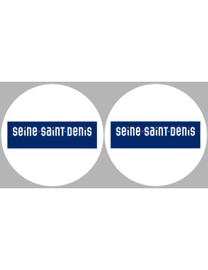 la Seine-Saint-Denis (2fois 5cm) - Sticker/autocollant