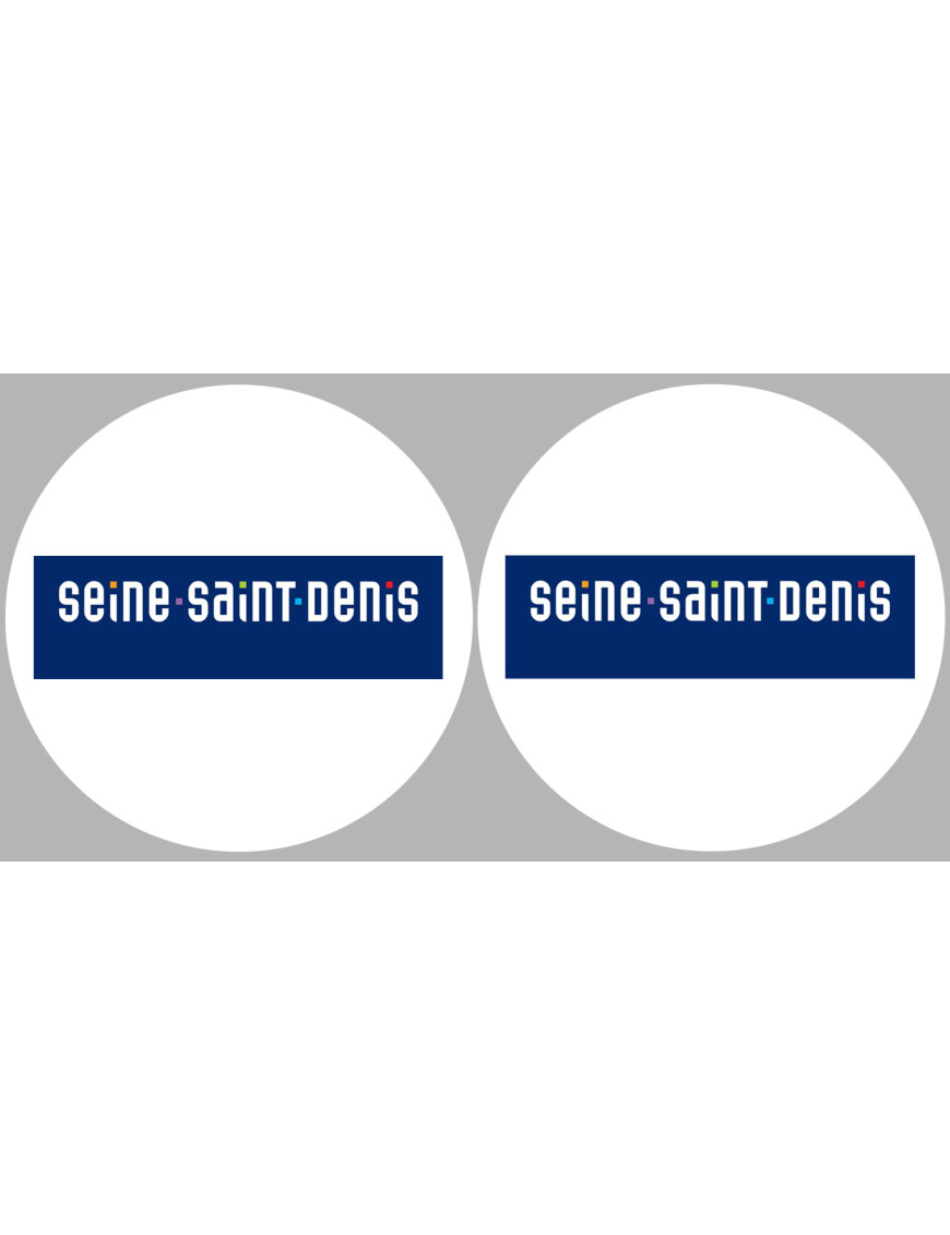 la Seine-Saint-Denis (2fois 5cm) - Sticker/autocollant