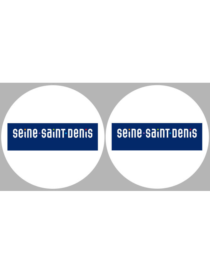 la Seine-Saint-Denis (2fois 5cm) - Sticker/autocollant