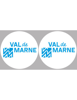 le Val de Marne (2fois 5cm) - Sticker/autocollant