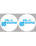 le Val de Marne (2fois 5cm) - Sticker/autocollant