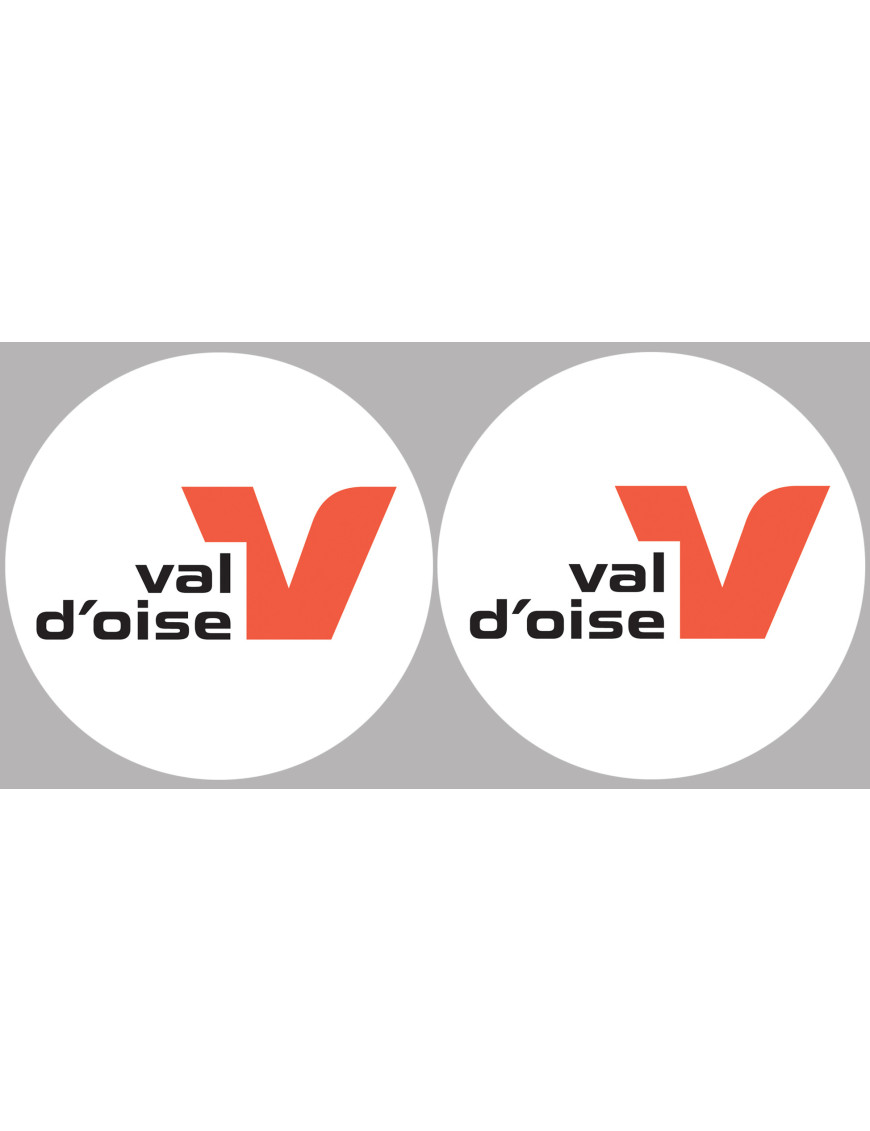 le Val d'Oise (2fois 5cm) - Sticker/autocollant