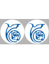 la Martinique (2fois 5cm) - Sticker/autocollant