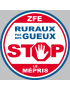 ZFE ruraux gueux (5x5cm) - Sticker/autocollant