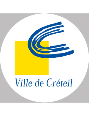 Créteil - 5x5cm - Sticker/autocollant