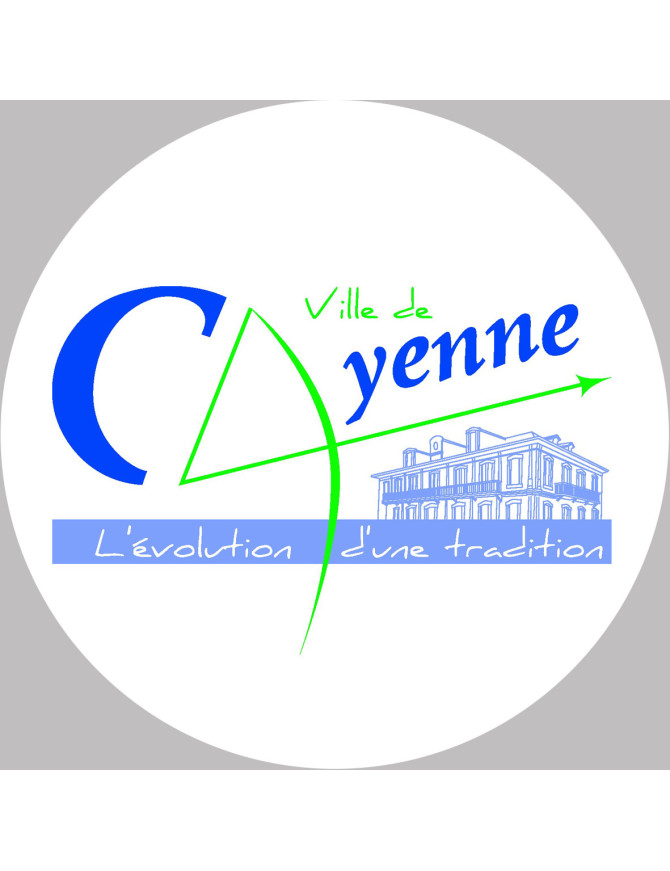 Cayenne - 20x20cm - Sticker/autocollant