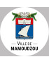 Mamoudzou - 20x20cm - Sticker/autocollant