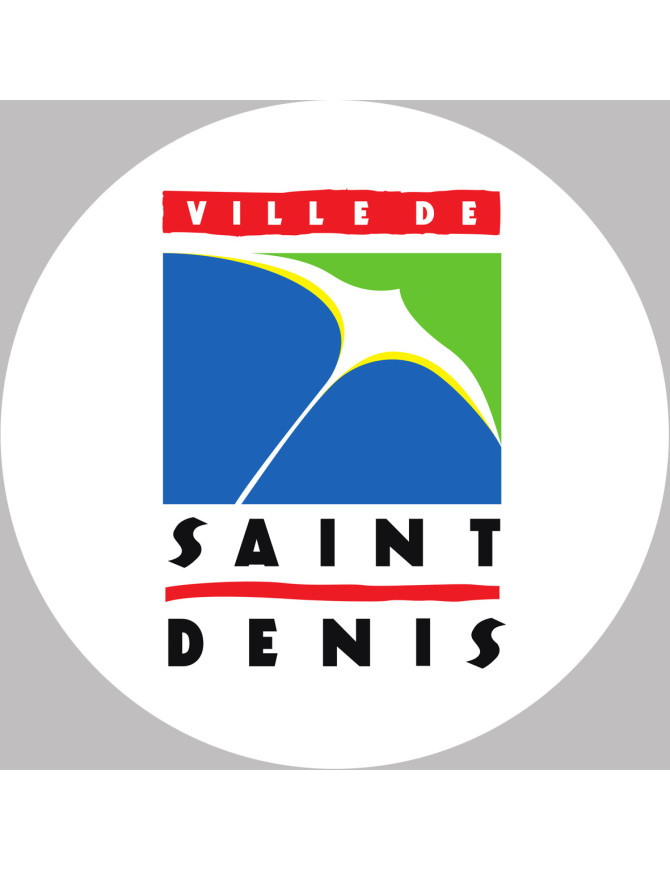 Saint-Denis de la Réunion - 10x10cm - Sticker/autocollant
