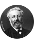 Jules Verne (20x20cm) - Sticker/autocollant