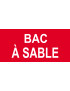 Bac à sable - 30x14cm - Sticker/autocollant