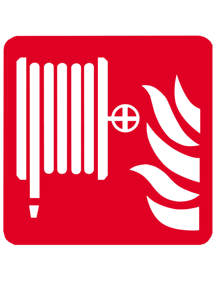 Équipement Robinet d'incendie armé (15cm) - Sticker/autocollant
