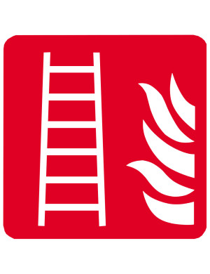 échelle d'incendie (15cm) - Sticker/autocollant