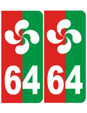 immatriculation basque Euskadi - Sticker/autocollant