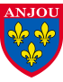Anjou - 5x4.2cm - Sticker/autocollant