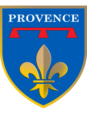 Blason de la Provence - 5x4.2cm - Sticker/autocollant