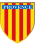 Drapeau de la Provence - 10x8.5cm - Sticker/autocollant