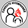 Autocollant (sticker): conduite accompagnée Vendéen