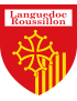 Languedoc-Roussillon - 5x4.2cm - Sticker/autocollant