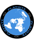La terre plate - 5x5cm - Sticker/autocollant