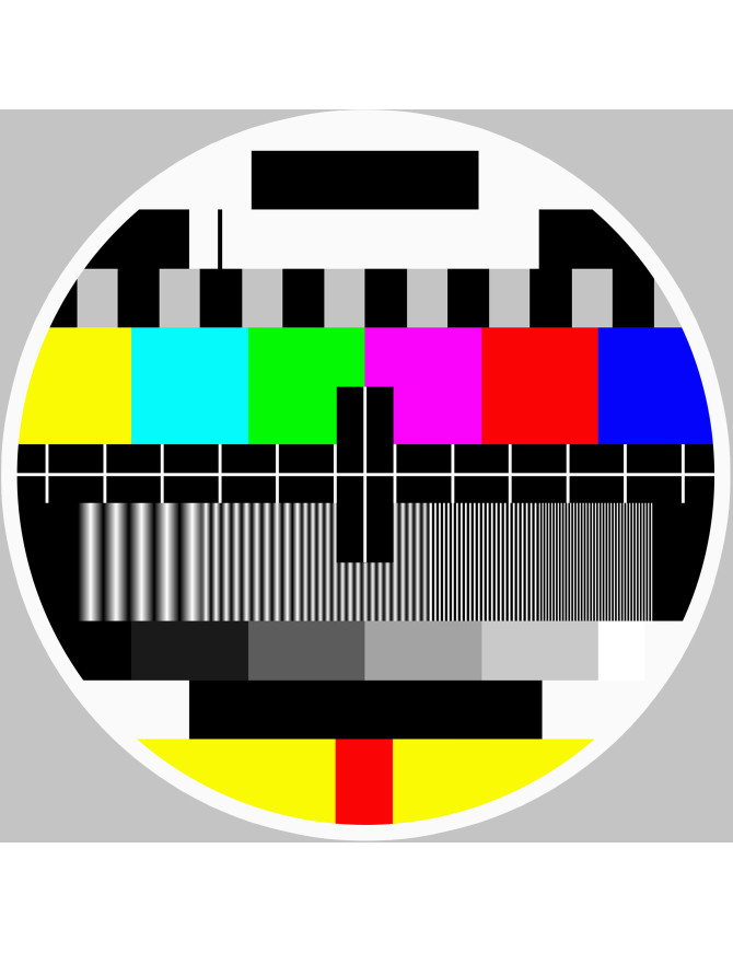 Mire TV - 20x20cm - Sticker/autocollant