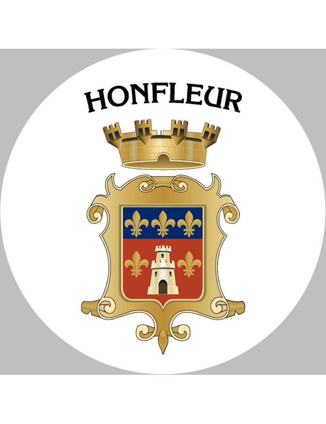 Honfleur (10cm) - Sticker/autocollant