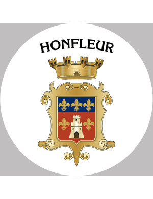 Honfleur (5cm) - Sticker/autocollant