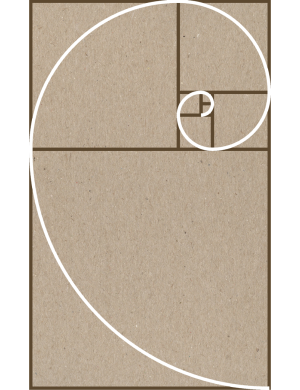Le nombre d'or - 20x12.5cm - Sticker/autocollant