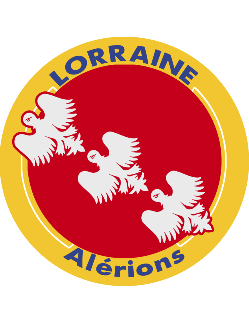 Alérions Lorraine - 15x15cm - Sticker/autocollant