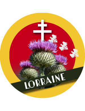 La Lorraine - 20x20cm - Sticker/autocollant