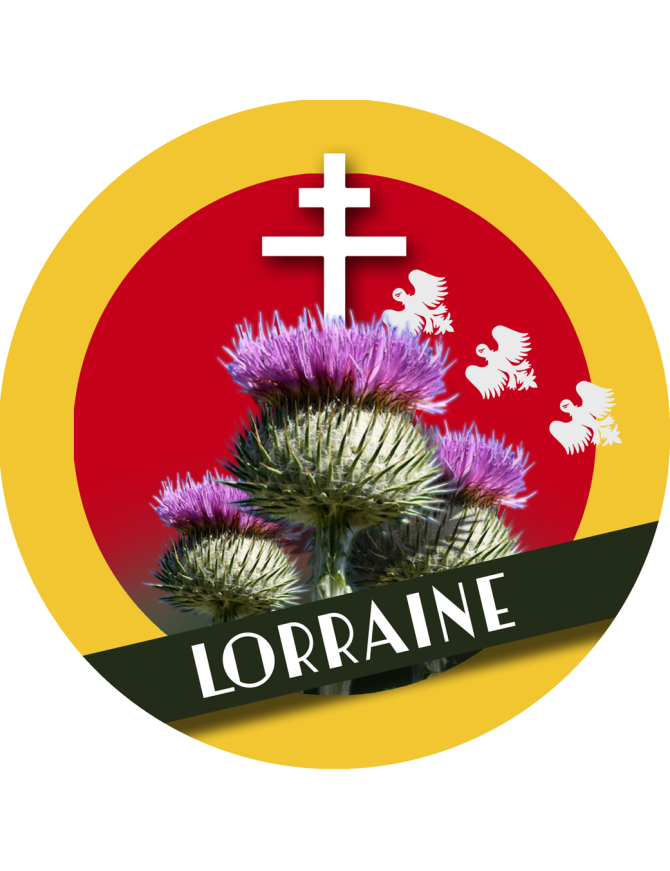 La Lorraine - 20x20cm - Sticker/autocollant
