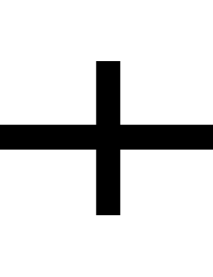 Drapeau Breton Kroaz-Du - 10x7cm - Sticker/autocollant