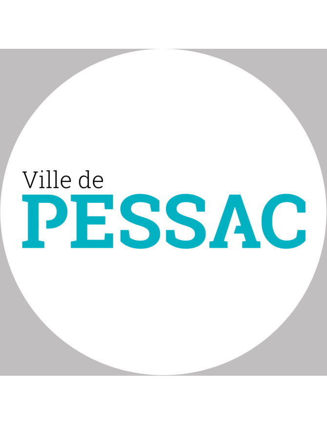 PESSAC (15x15cm) - Sticker/autocollant