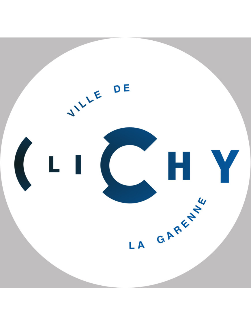 Clichy (15x15cm) - Sticker/autocollant