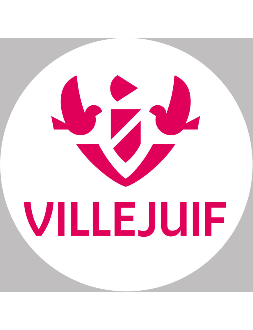 Villejuif (15x15cm) - Sticker/autocollant