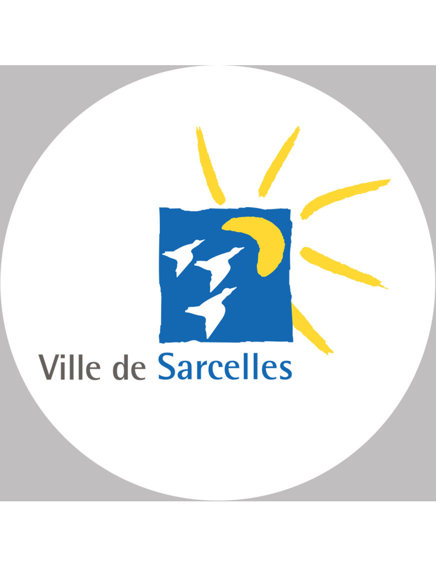 Sarcelles (15x15cm) - Sticker/autocollant