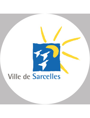 Sarcelles (20x20cm) - Sticker/autocollant