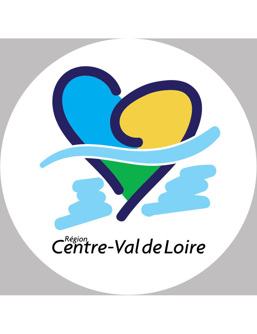 Centre Val de Loire - 10cm - Sticker/autocollant