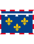Drapeau Val de Loire - 29x21cm - Sticker/autocollant