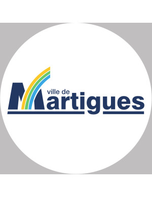 Martigues (10x10cm) - Sticker/autocollant