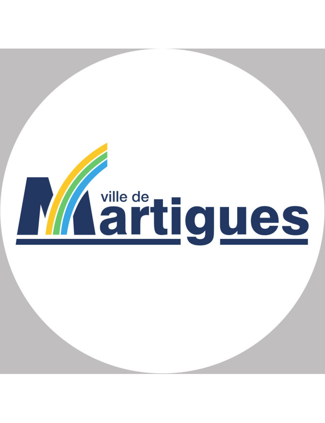 Martigues (10x10cm) - Sticker/autocollant