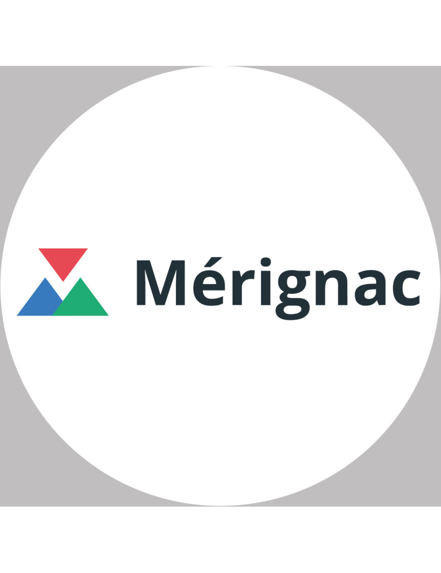 Mérignac (15x15cm) - Sticker/autocollant